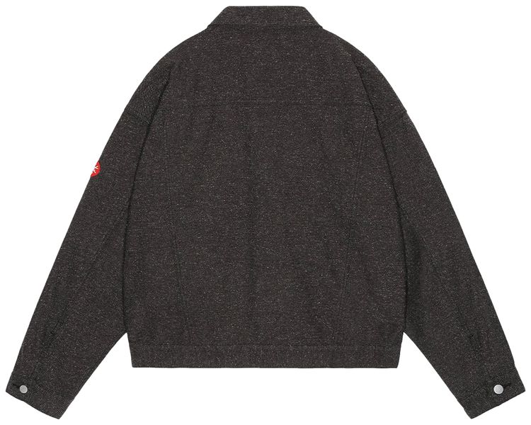 Cav Empt Casual Nep Twill Trucker Jacket Charcoal