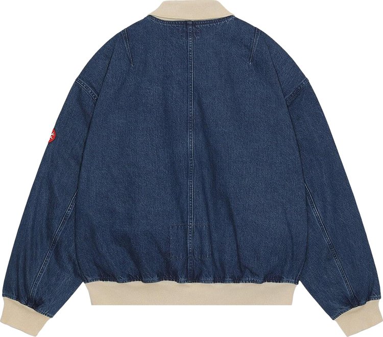 Cav Empt Washed Denim Zip Jacket Indigo