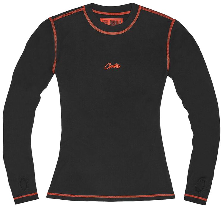 Corteiz Mesh Long Sleeve BlackRed