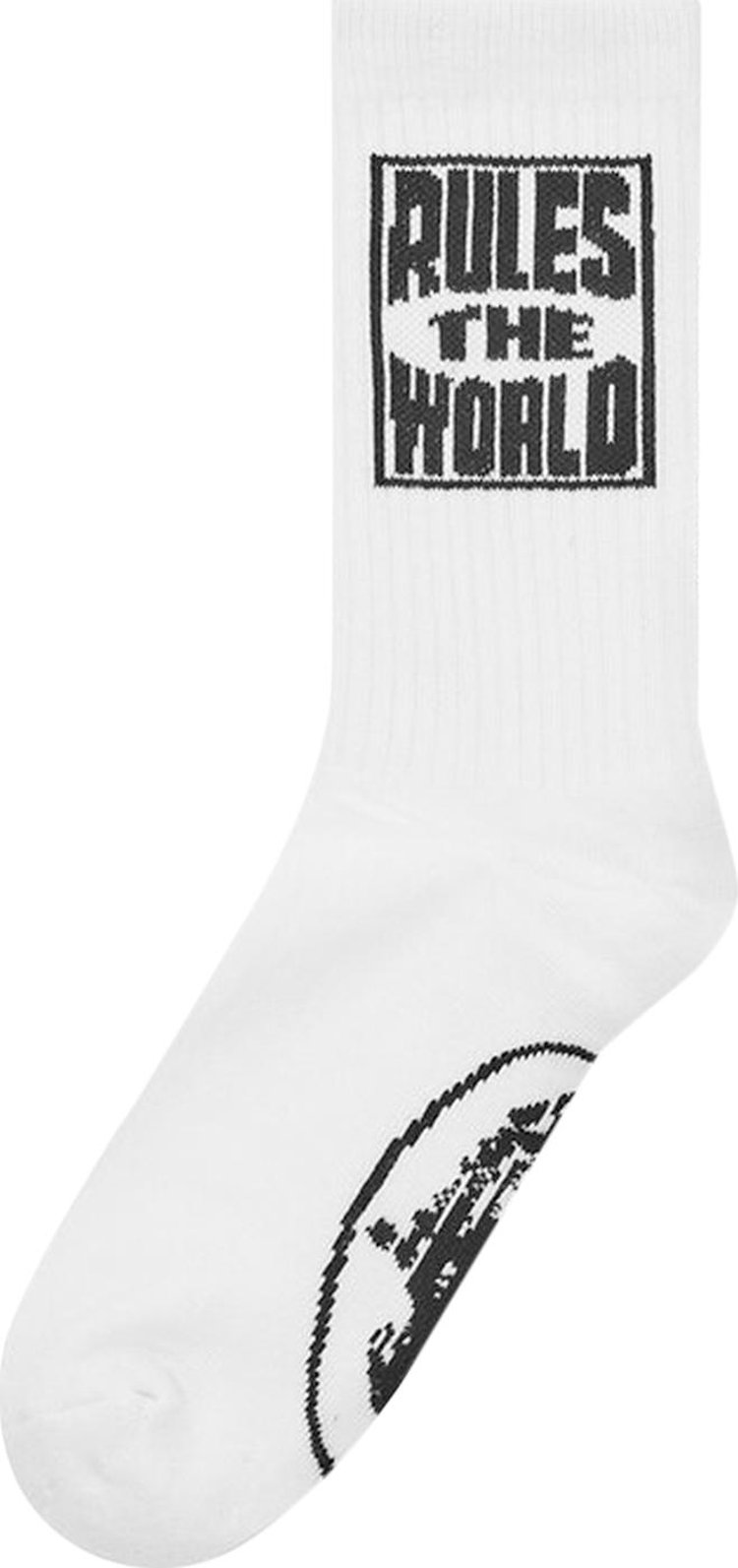 Corteiz RTW Socks White