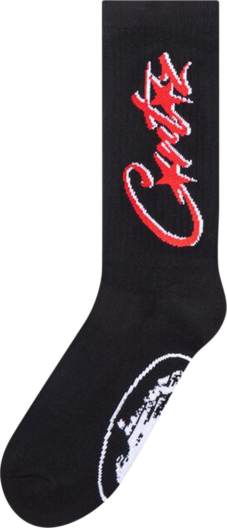 Corteiz Allstarz Socks 'Black/Red'