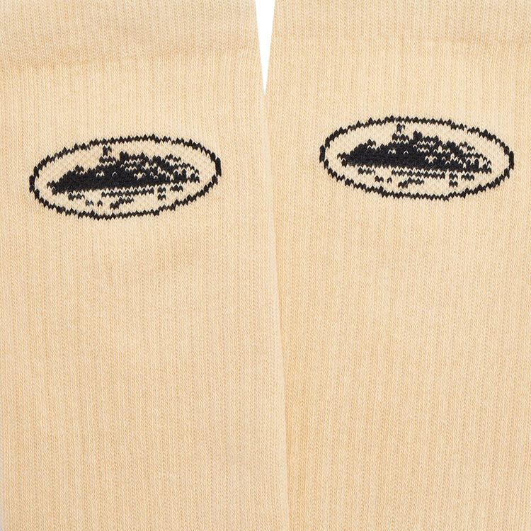 Corteiz Alcatraz Socks Creme