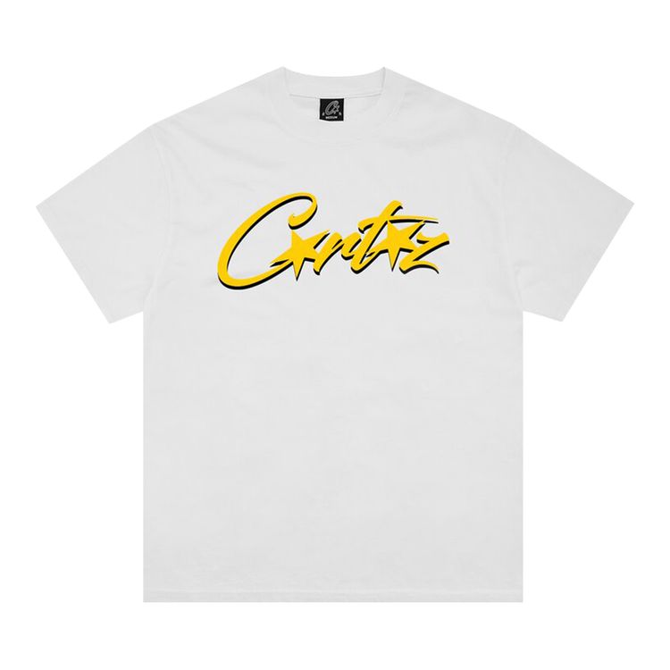 Corteiz OG Allstarz Tee New Blank WhiteYellow