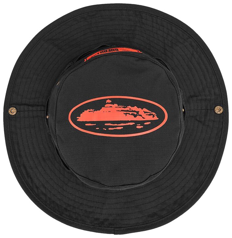 Corteiz Guerillaz Bucket Hat BlackRed