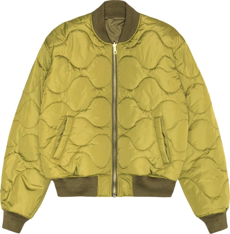 Stussy Built Reversible Bomber Jacket Olive