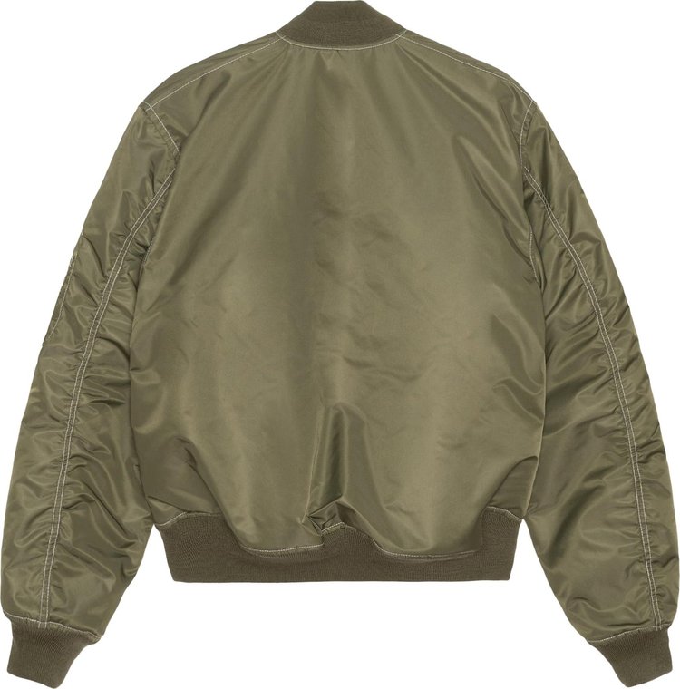 Stussy Built Reversible Bomber Jacket Olive