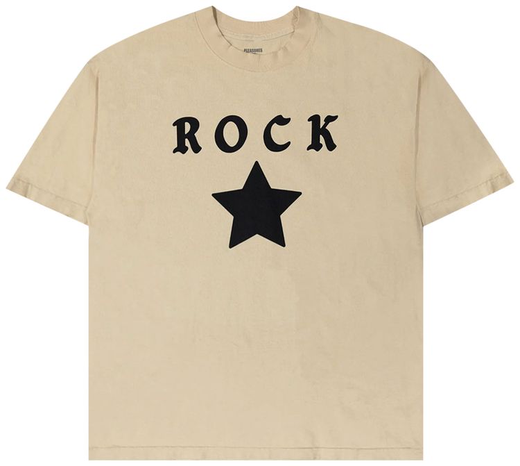 Pleasures Rockstar T Shirt Tan