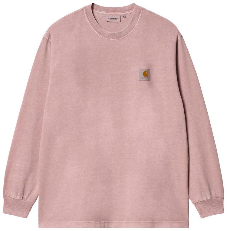 Carhartt WIP Vista Long Sleeve T Shirt Glassy Pink