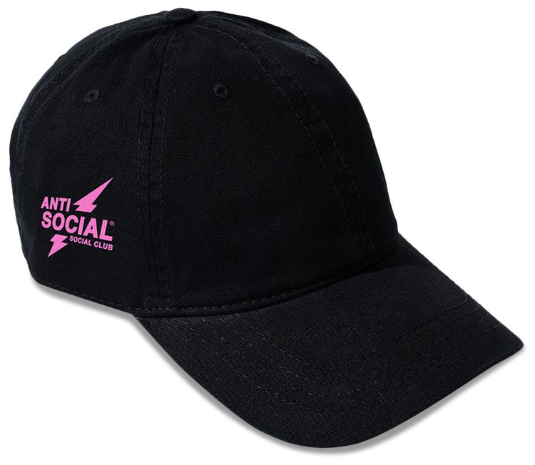 Anti Social Social Club Stay Awake Cap Black