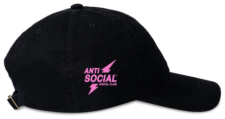 Anti Social Social Club Stay Awake Cap Black