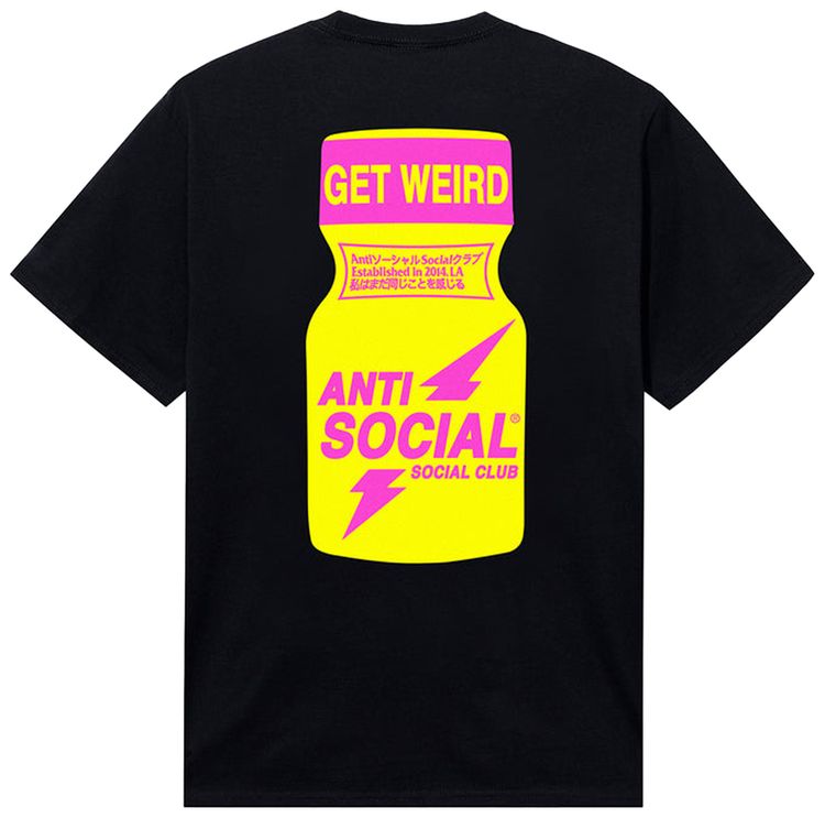 Anti Social Social Club Stay Awake Tee Black