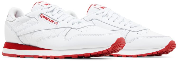Reebok Classic Leather White Flash Red