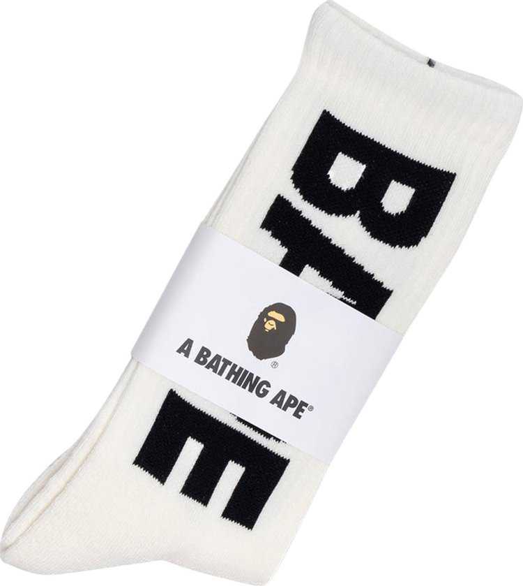 BAPE Socks 'White'
