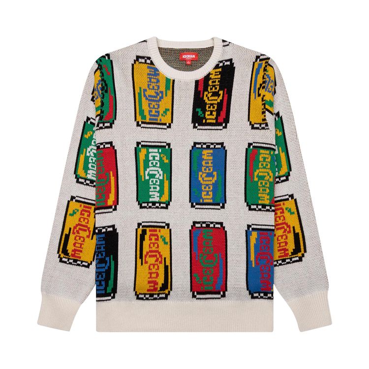 Icecream Lemon Lime Sweater Whisper White