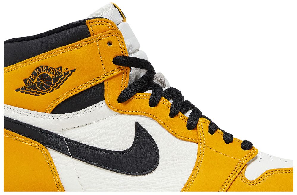 air jordan 1 yellow and black high