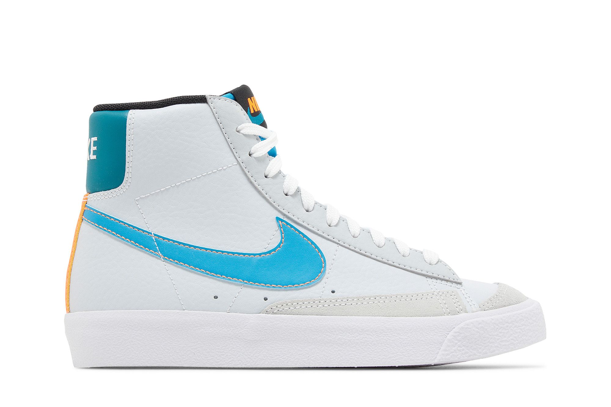 Size 6.0 Blazer Mid 77 GS Pure Platinum Laser Blue