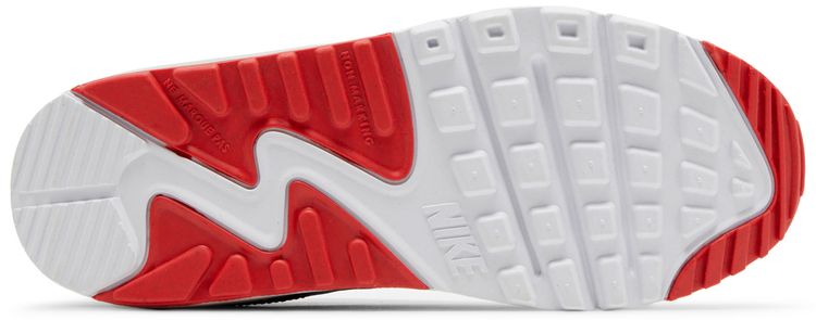 Nike Air Max 90 Leather GS Obsidian Track Red