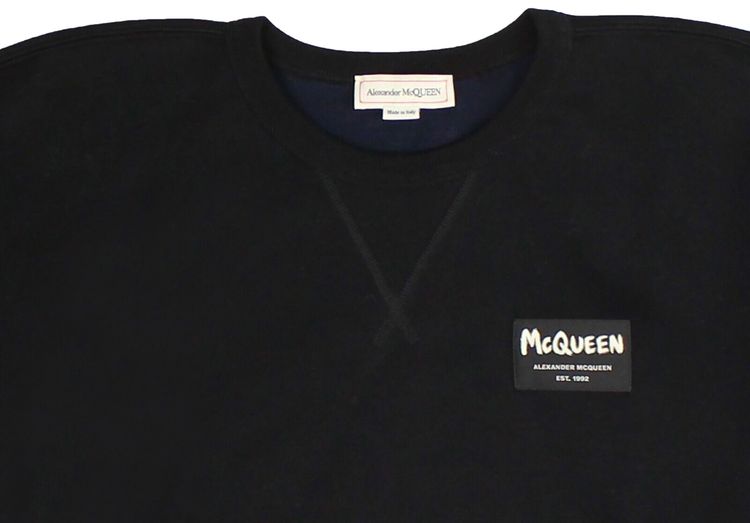 Alexander McQueen Logo Crewneck Black