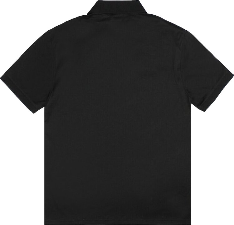 Alexander McQueen Logo Patch Polo Black