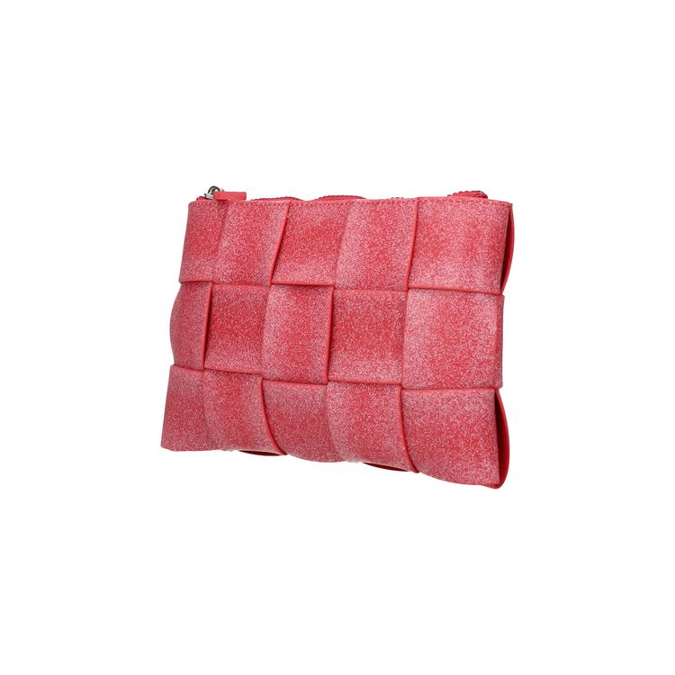 Bottega Veneta Rubber Clutch Bag RedWhite
