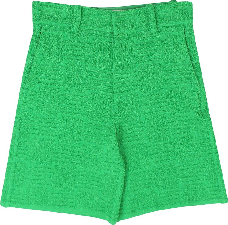 Bottega Veneta Jacquard Toweling Shorts 'Green'