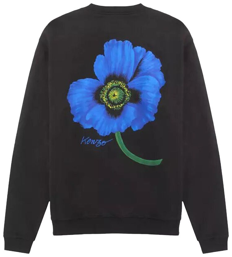 Kenzo Flower Sweatshirt Black