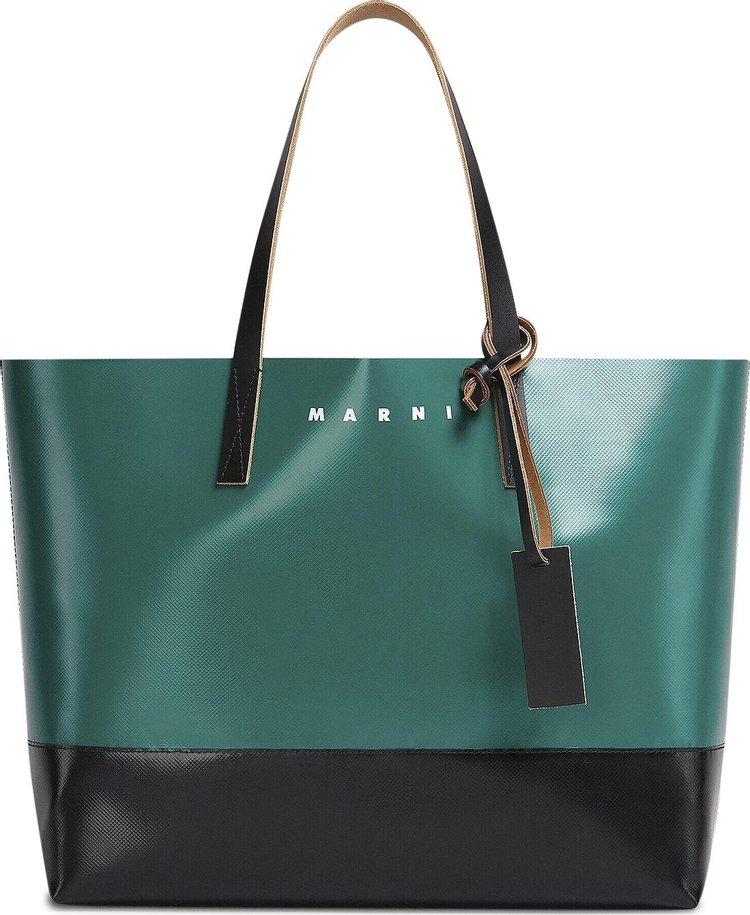 Marni Tribeca Tote Bag 'Green/Black'
