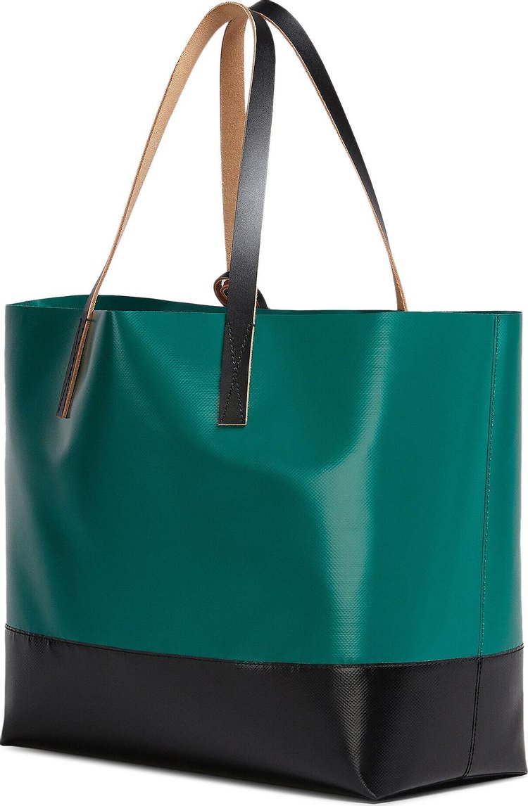 Marni Tribeca Tote Bag GreenBlack