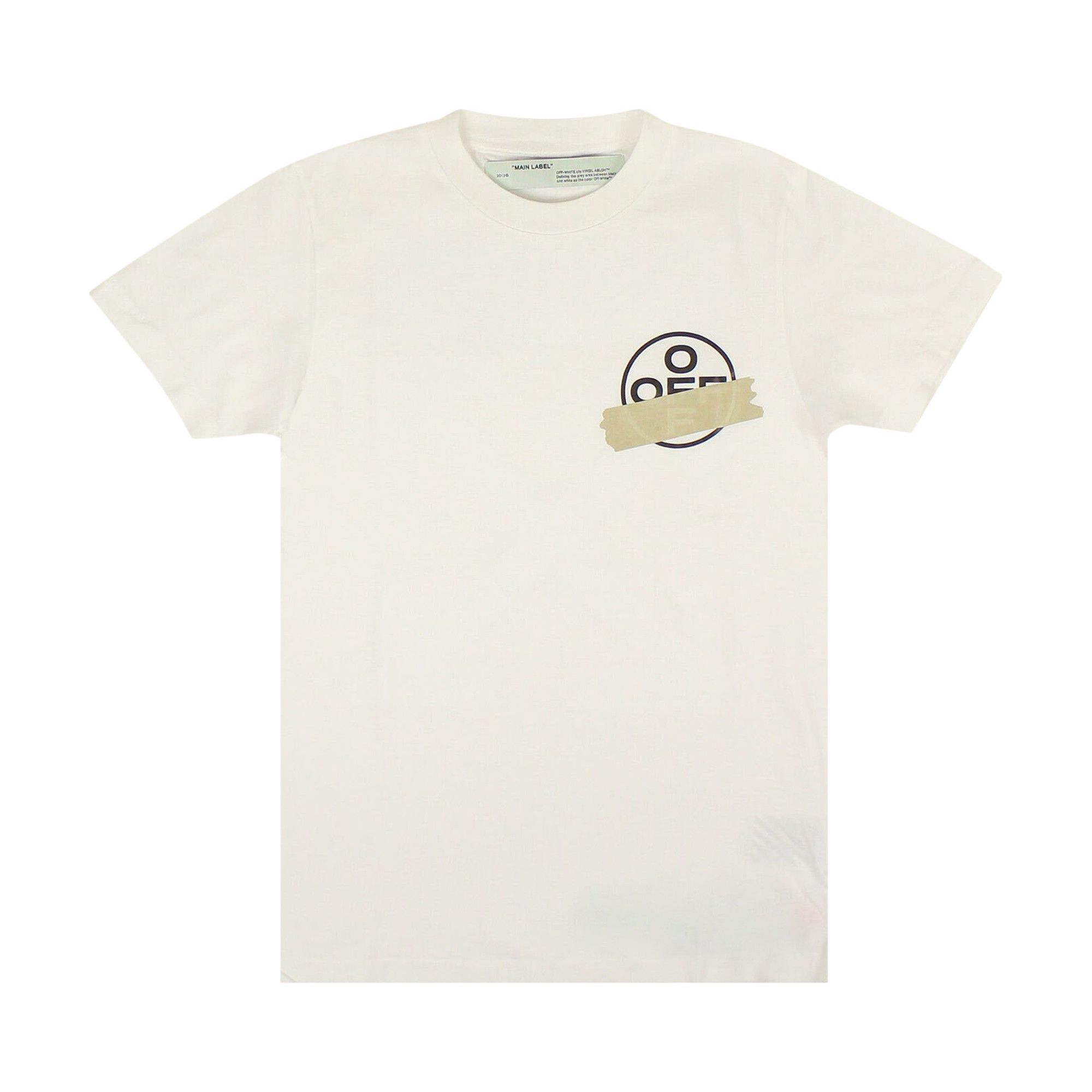 Buy Off White Tape Arrows T Shirt White Beige OMAA027G20JER0540161 GOAT