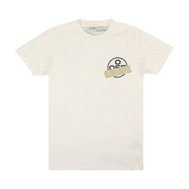 Off-White Tape Arrows T-Shirt 'White/Beige'