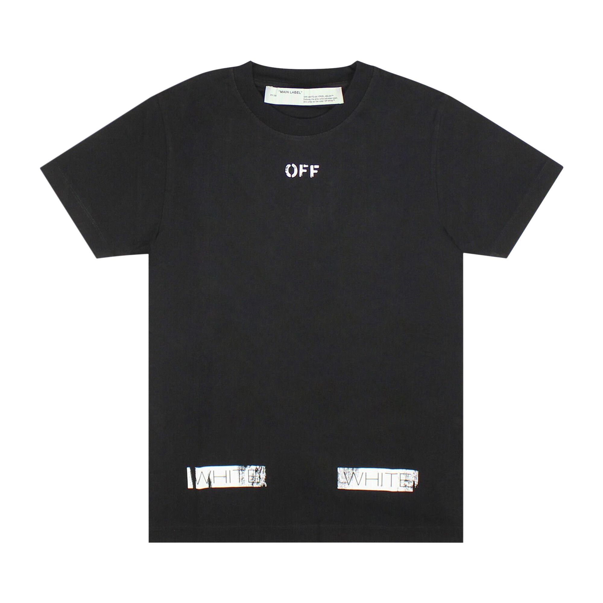 Size xs Off White Diag T Shirt Black White
