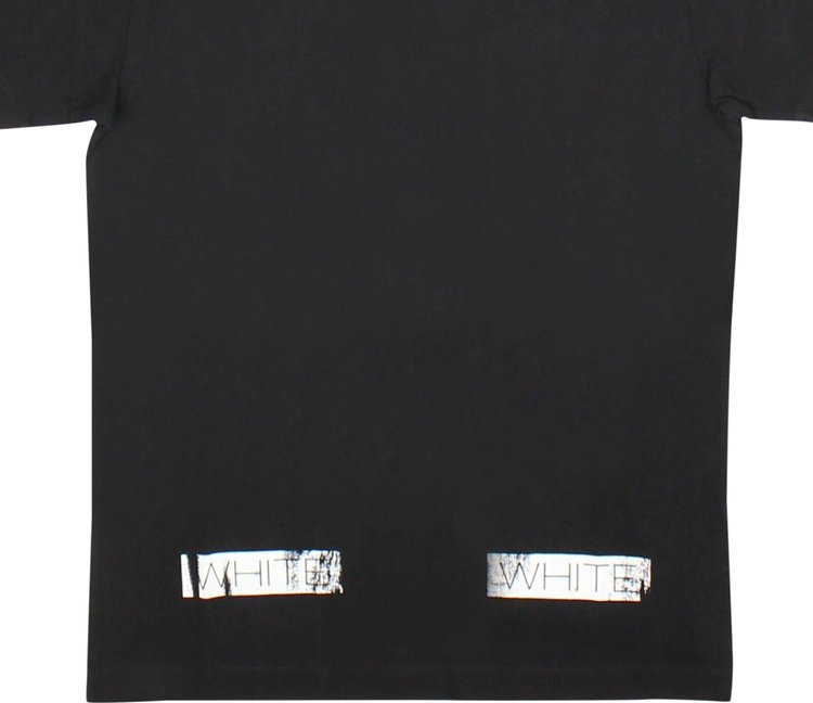 Off White Diag T Shirt BlackWhite