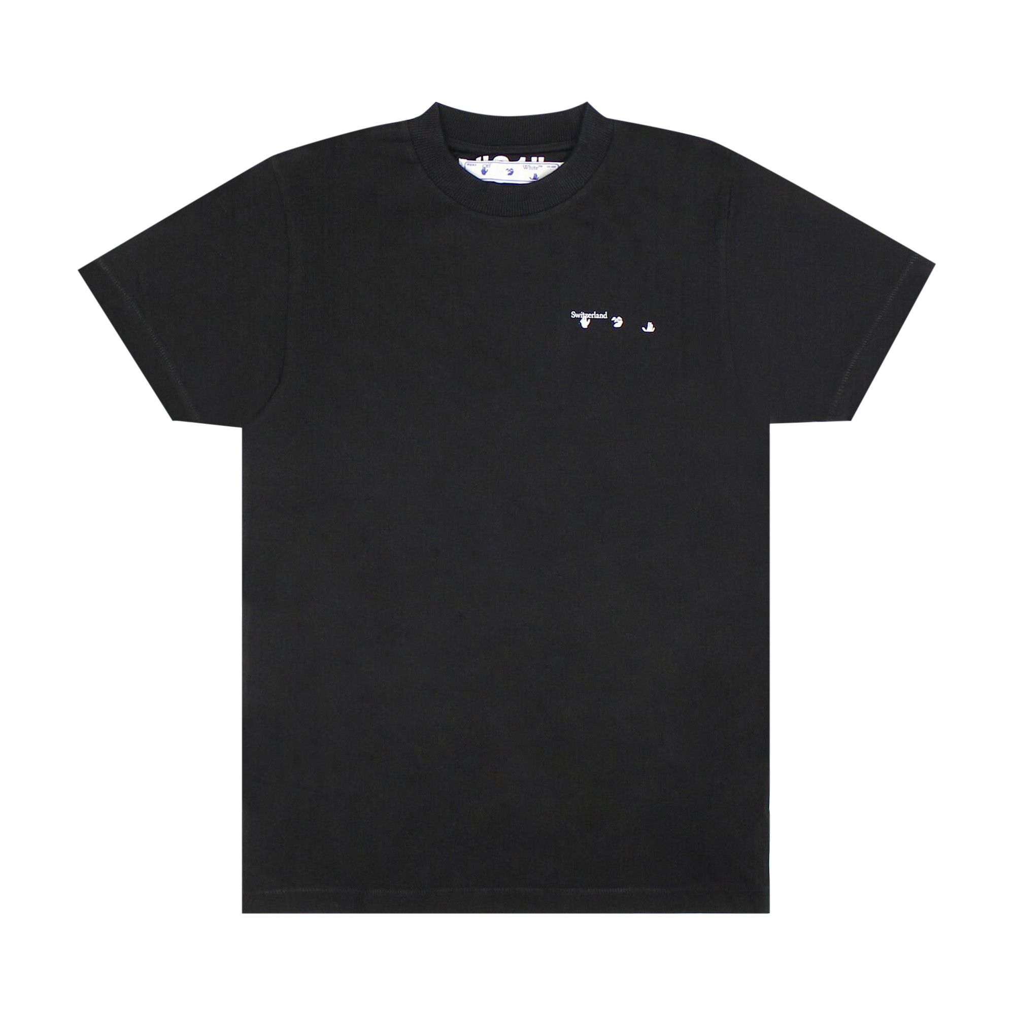 Buy Off-White Switzerland T-Shirt 'Black/White