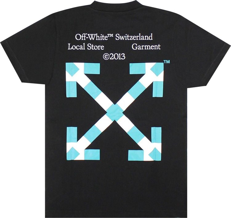 Off White Outline Marker Arrow T Shirt BlackWhite