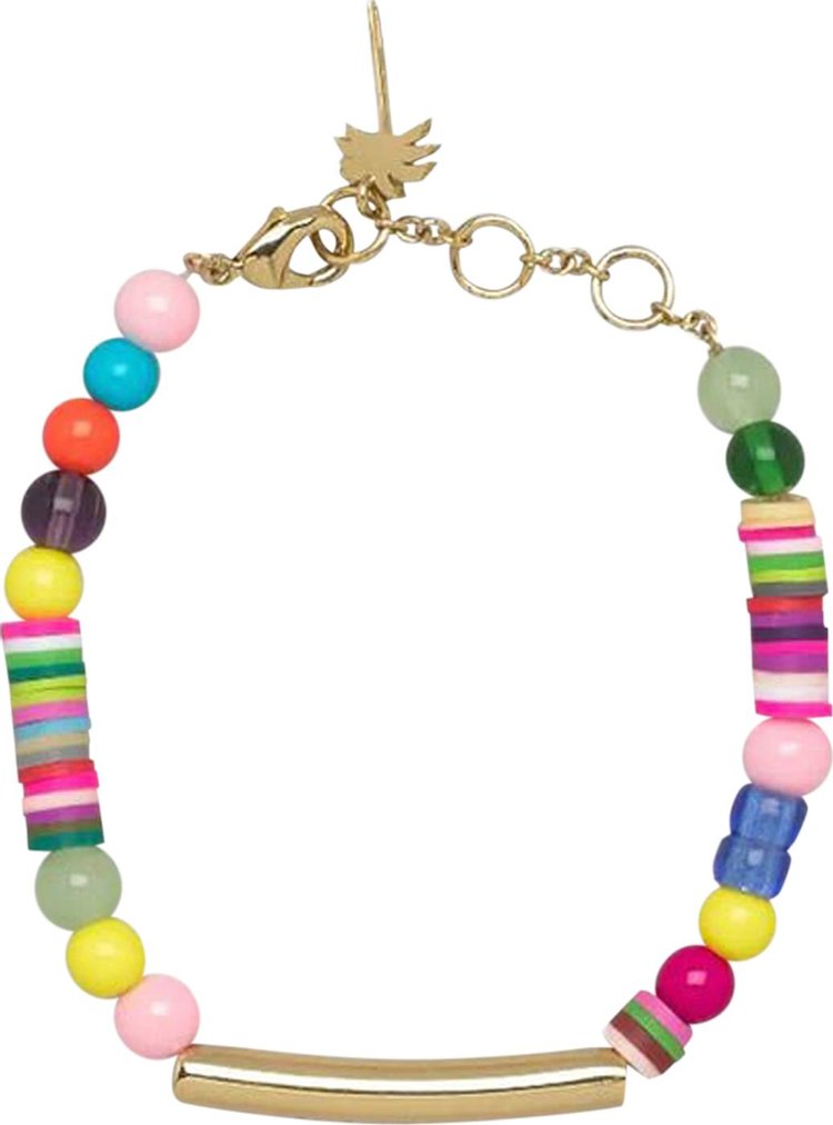 Palm Angels Logo Rainbow Bracelet Multicolor