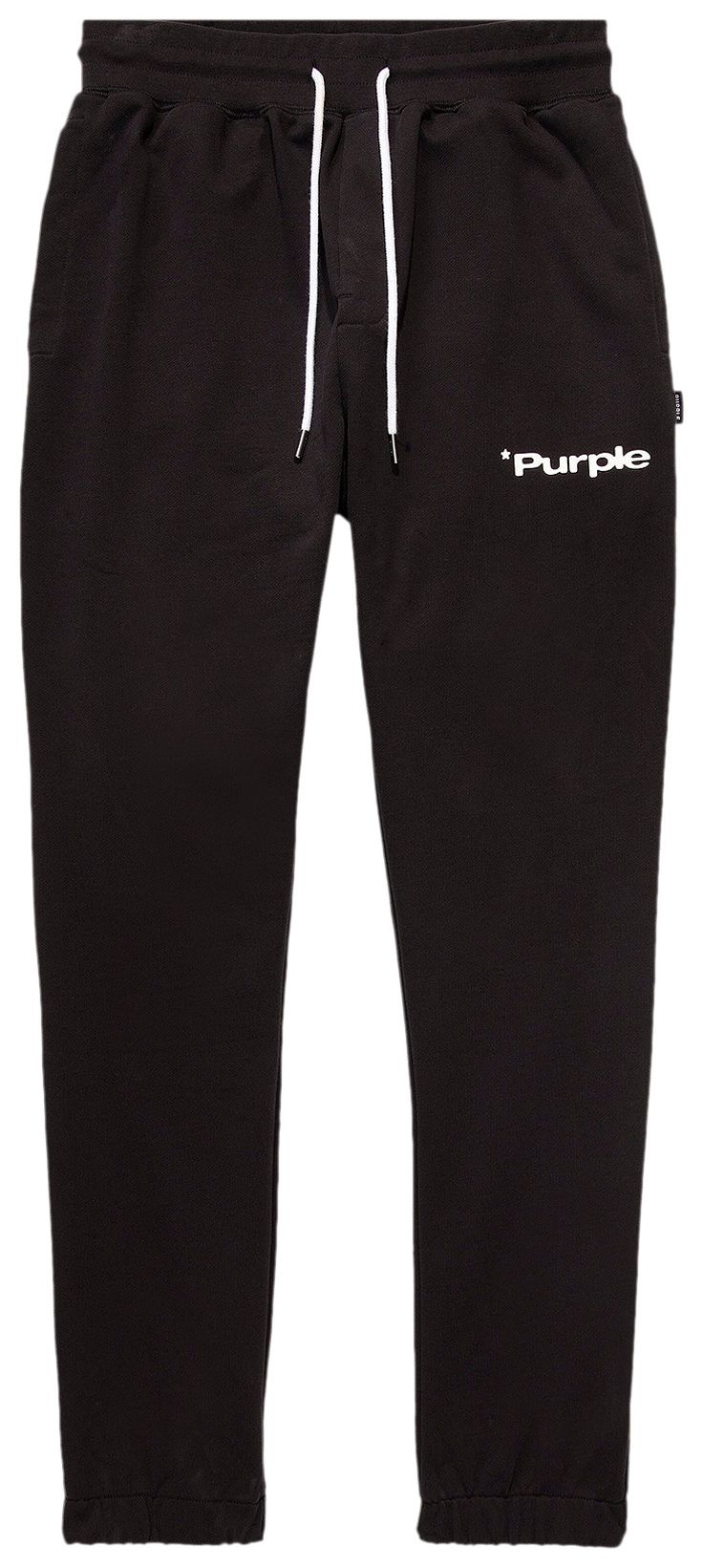 PURPLE BRAND French Terry Sweatpant Black