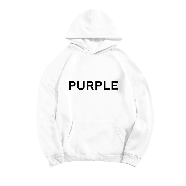 PURPLE BRAND French Terry Hoodie 'White'