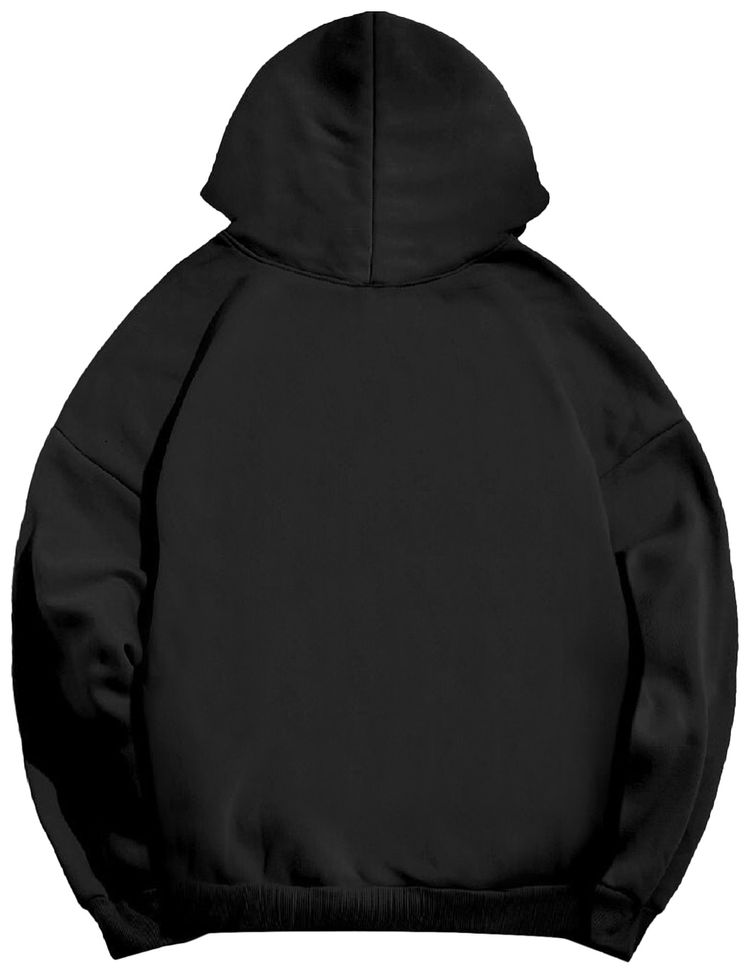 PURPLE BRAND French Terry Hoodie Black