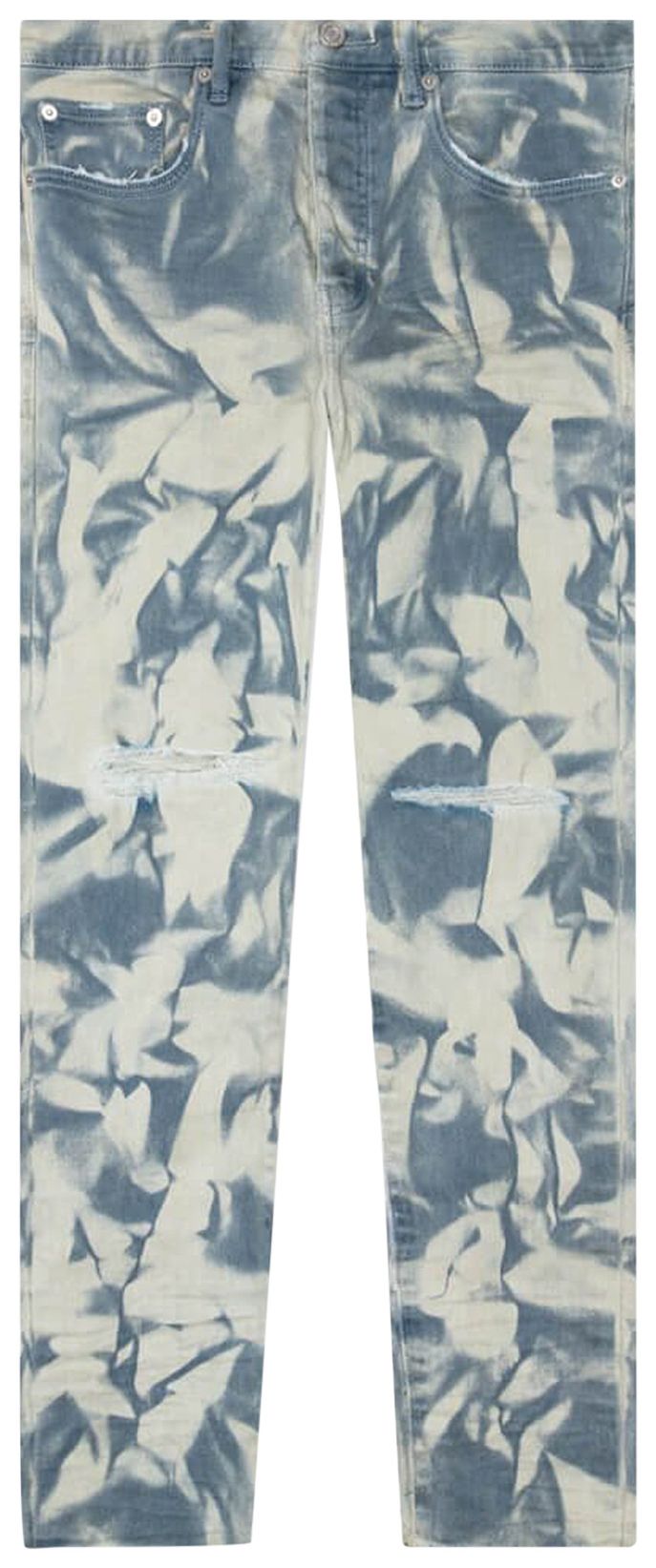 PURPLE BRAND Fatigue Marble Jeans Blue