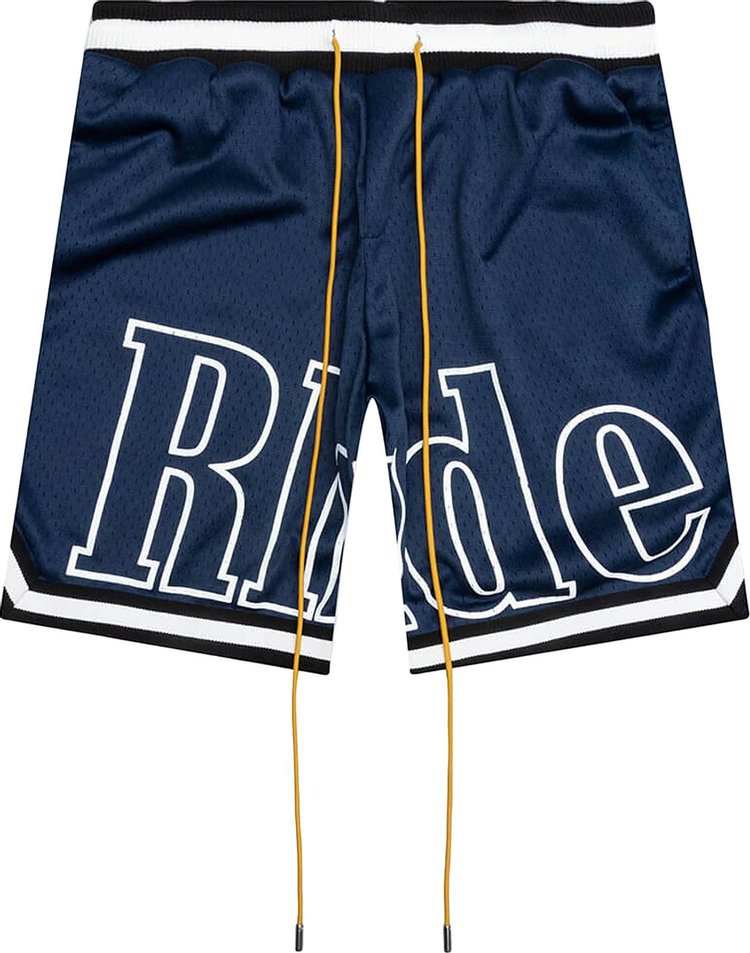 Rhude Court Logo Shorts 'Navy'