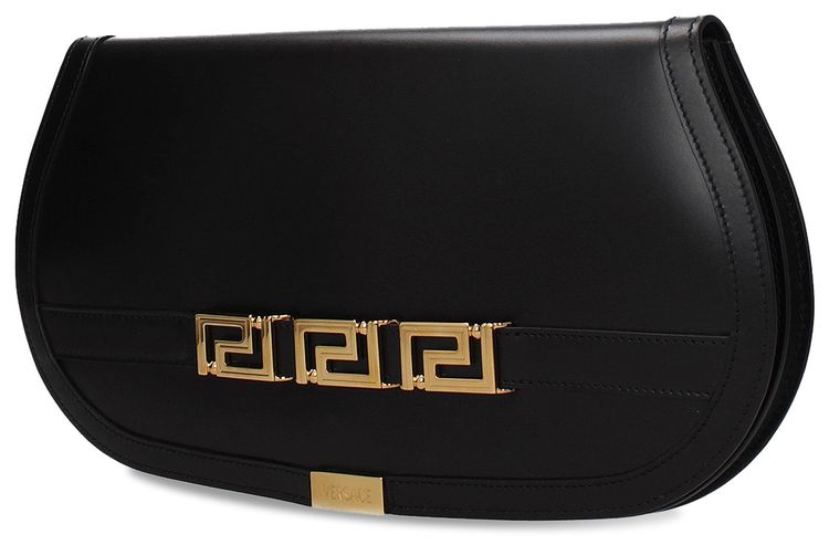 Versace Goddess Clutch Bag Black