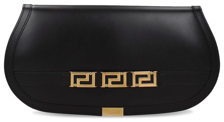 Versace Goddess Clutch Bag Black