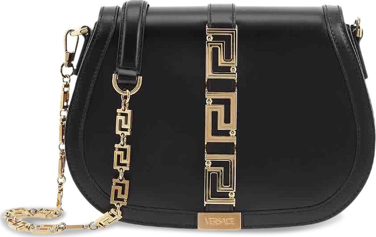 Versace Greca Goddess Shoulder Bag 'Black'