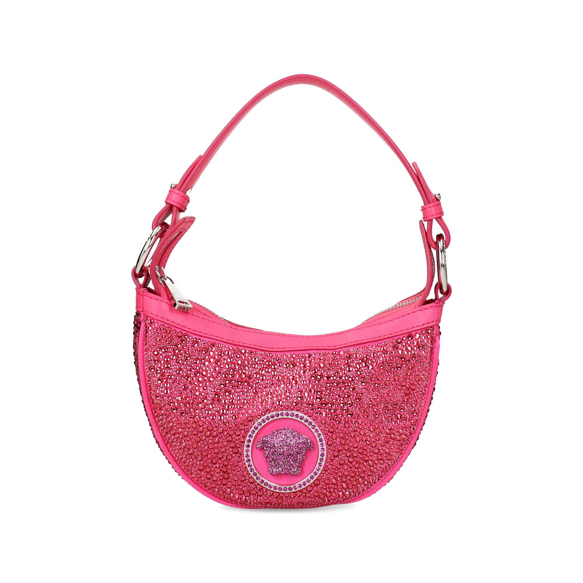 Buy Versace Swarovski Crystal Bag Pink 10098191 A06487 1PM6P GOAT