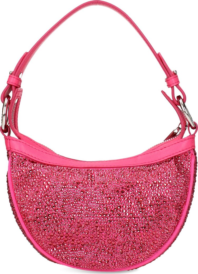 Versace Swarovski Crystal Bag Pink