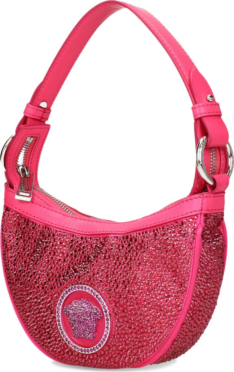 Versace Swarovski Crystal Bag Pink