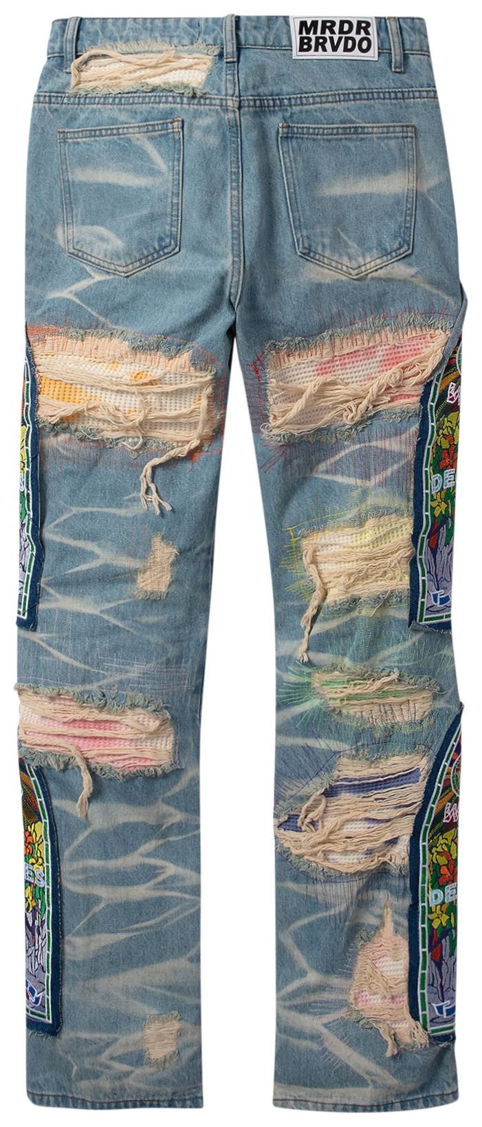Who Decides War Fusion Denim Jeans Multicolor
