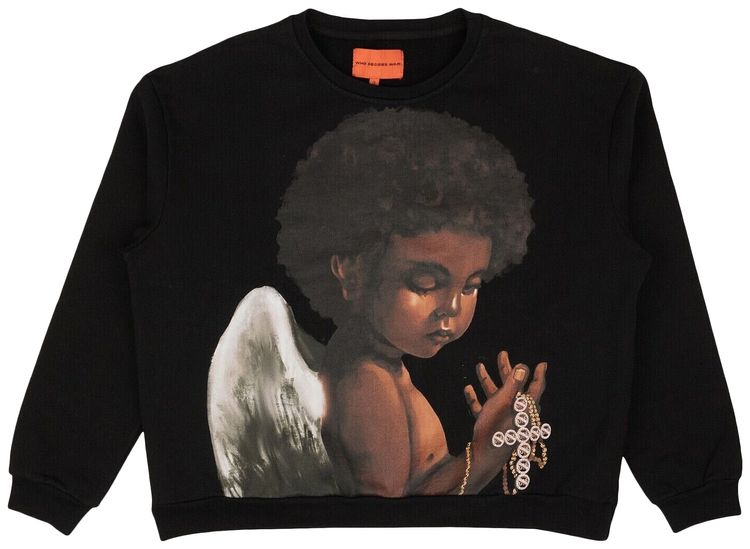 Who Decides War Sacred Being Crewneck Sweater Black