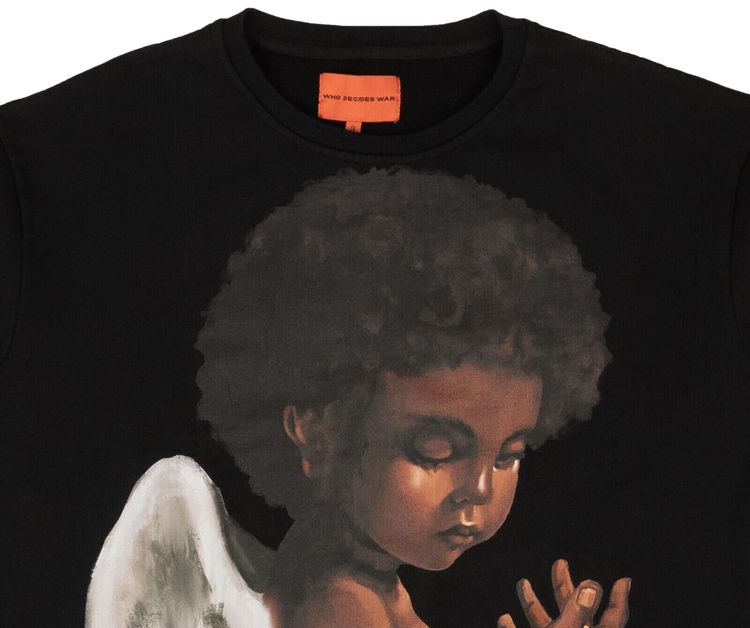 Who Decides War Sacred Being Crewneck Sweater Black