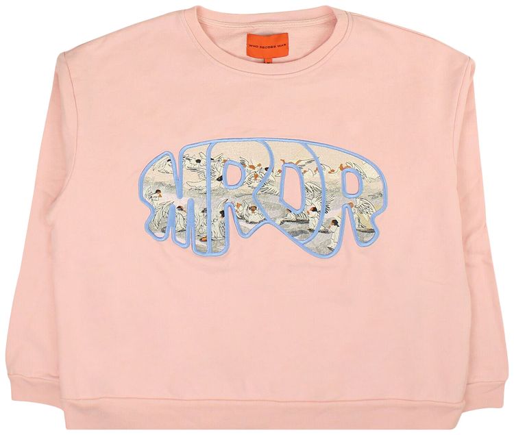 Who Decides War MRDR Crewneck Sweater Pink